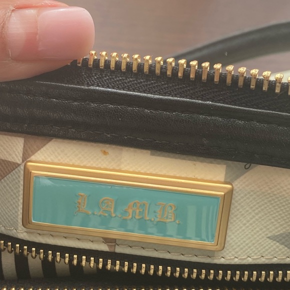 L.A.M.B. By Gwen Stefani Geometric Print Tote Bag Y2K - Picture 11 of 11